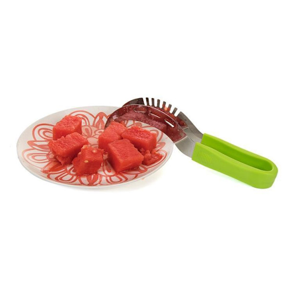 Melon skärare, Watermelon slicer - Rostfritt stål Silver