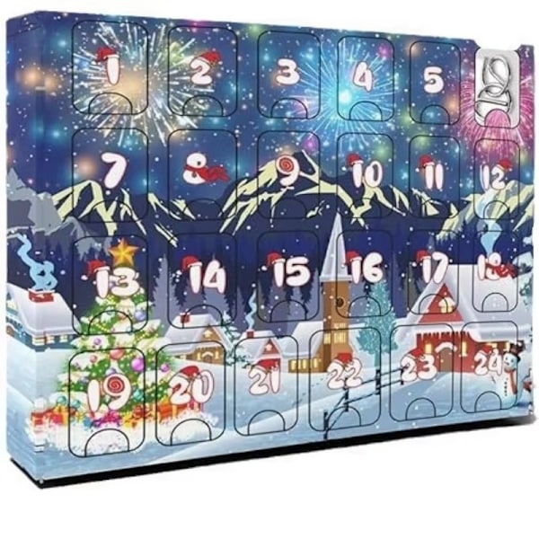 Adventskalender - Metall pussel - Hjärngympa fidget Multicolor