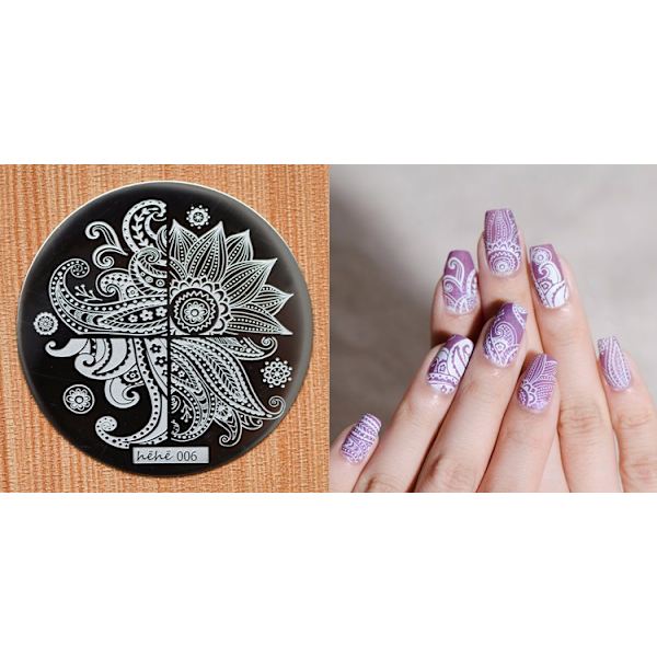 Nail Art Stempling, Stempling plade NR 21