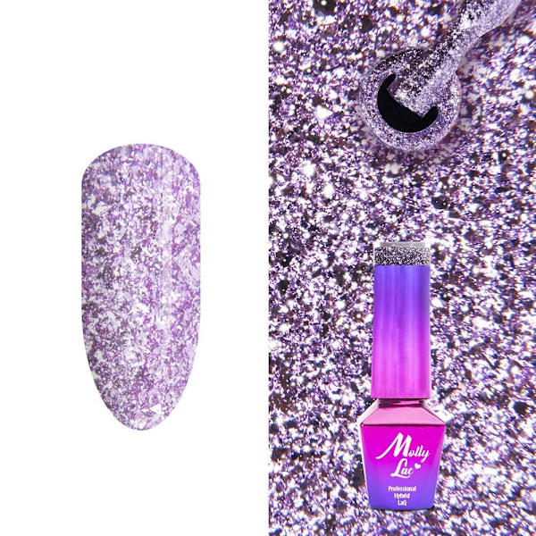 Mollylac - Gelelakk - Luxury Glam - Nr543 - 5g UV gel/LED Purple