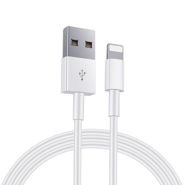 Lightning USB-laddkabel 1 m vit 3-pack för iPhone/iPad, iOS 17 Vit
