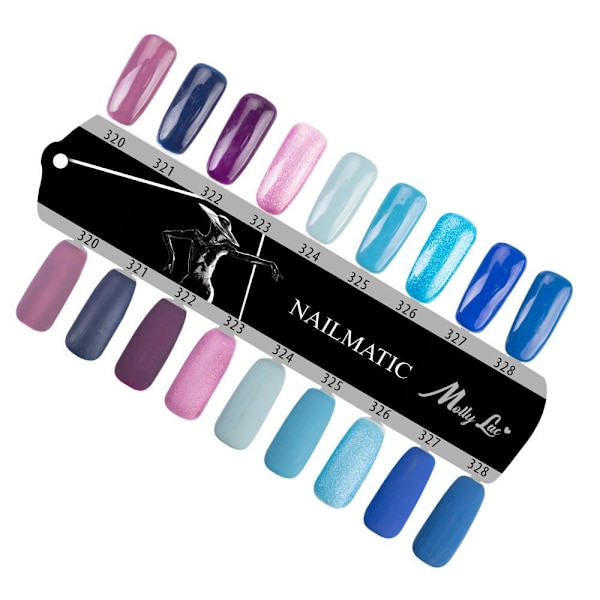 Mollylac - Geelilakka - Nailmatic - Nr328 - 5g UV geeli/LED Blue