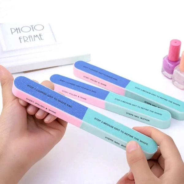 Neglefil med 6 slibefunktioner, Perfekte negle på en nem måde Multicolor