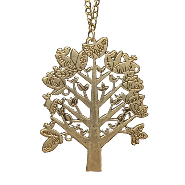 Kaulakoru Tree pronssi vintage Bronze