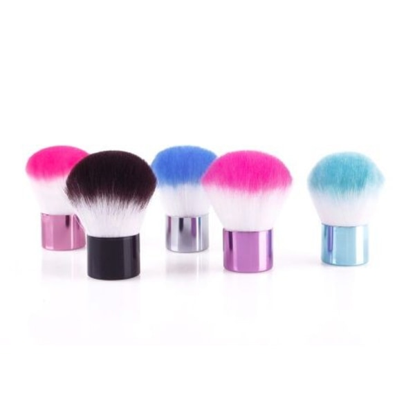 Makeup Kabuki brush Svart foundation børste pudder børste makeup Black