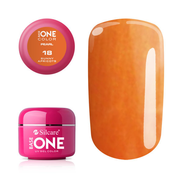 Base one - Pearl - Sunny apricots 5g UV-gel Orange