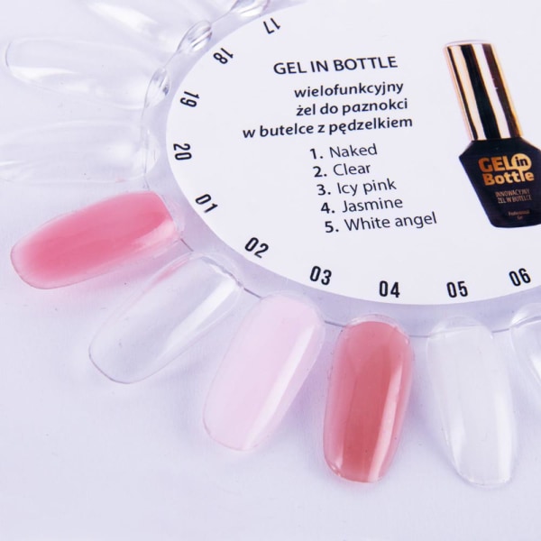 Mollylac - Gel in Bottle - Jasmine - 10g - UV geeli/LED - Pohjalakka
