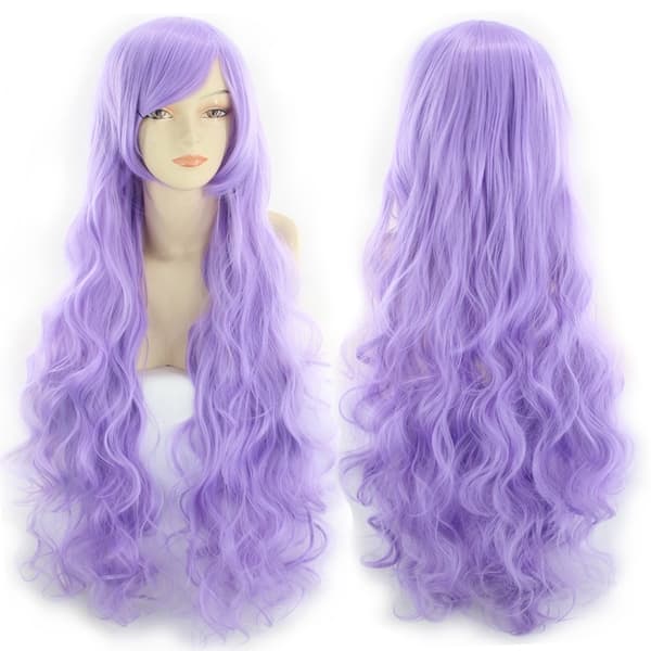 Syntetisk paryk til fest, pride, parader og cosplay 80 cm #4