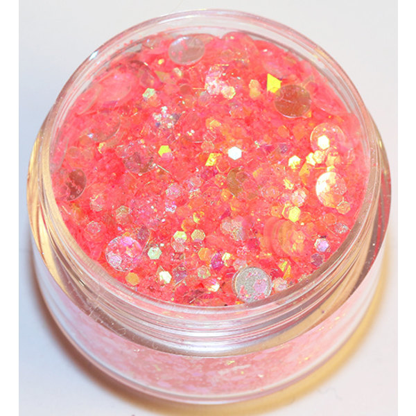 Negleglitter - Mix - Lush - 8ml - Glitter