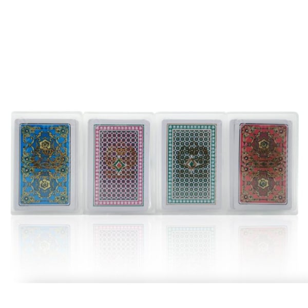 2-pack Deck - Spillekort - Poker - PVC Vandtæt Multicolor