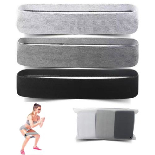 3-pack Booty band kit, Träningsband, Motståndsband, rehab multifärg one size