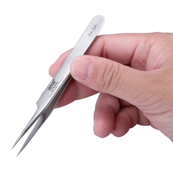Pinsett Vetus - 5A-SA - Vippeforlengelse