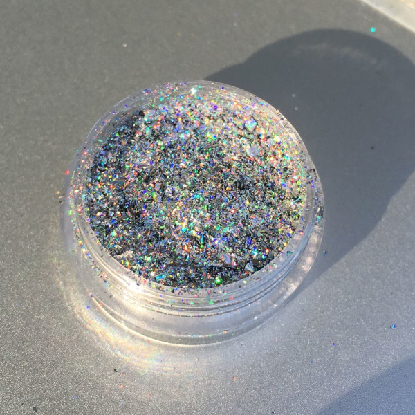Galaxy holo flakes - Silver