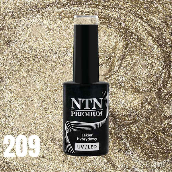 NTN Premium - Gel polish - Drama queen - Nr209 - 5g UV gel/LED Gold