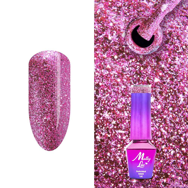 Mollylac - Gellack - Luxury Glam - Nr540 - 5g UV-gel/LED Rosa