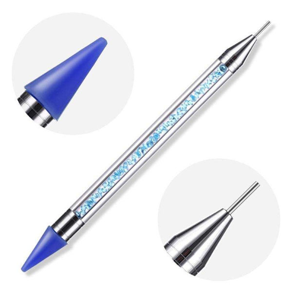 Rhinestone picker pen crystal -  Picking tool Svart