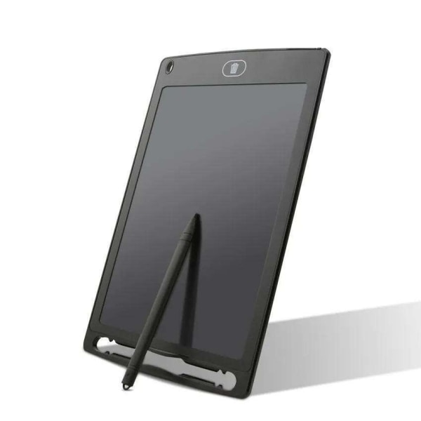 Digital Ritplatta för Barn - Praktiskt LCD, 8.5" Tablet + Penna Svart