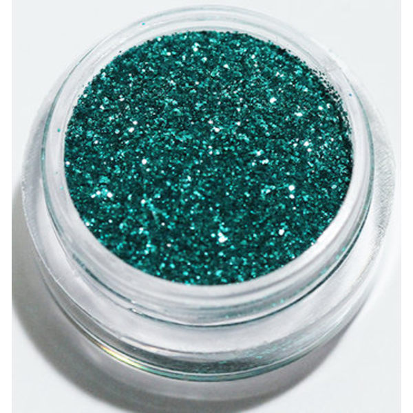 Negleglitter - Finkornet - Hav - 8ml - Glitter Blue