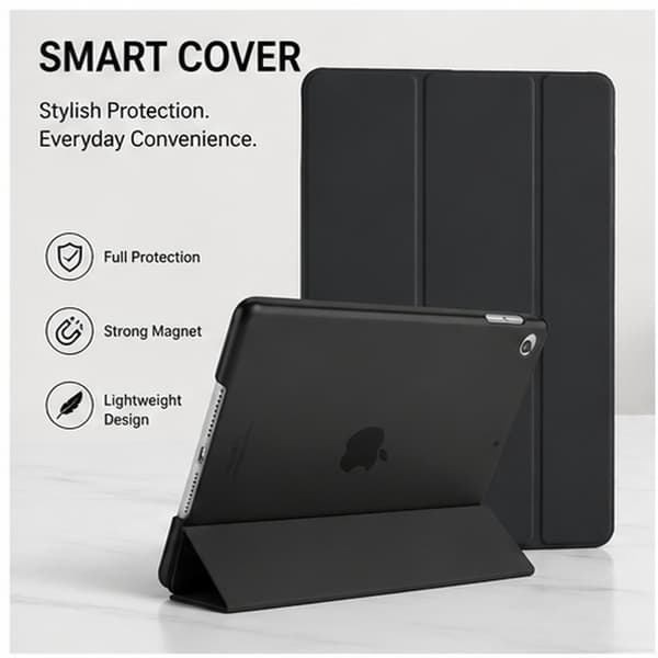 Fodral till iPad 2 / iPad 3 / iPad 4 – Svart Black
