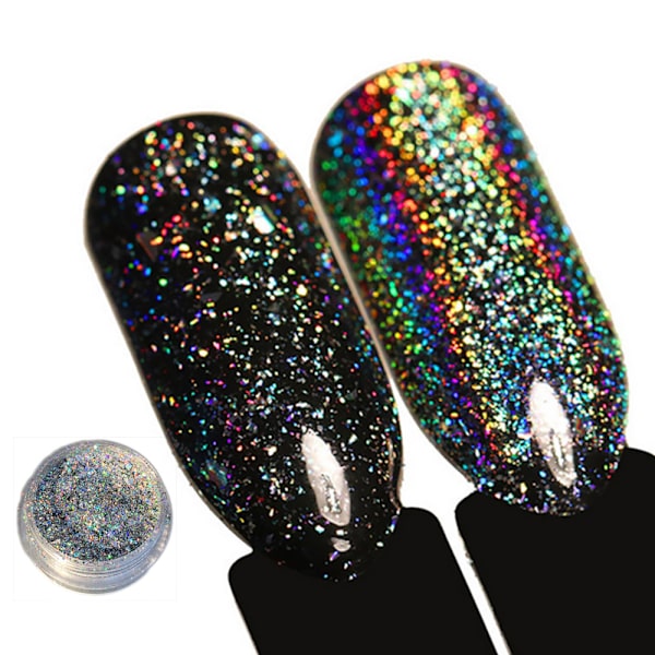 Galaxy holo -hiutaleet - hopea