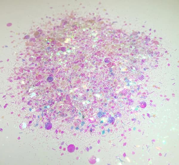 Nail glitter - Mix - Rainbow delicious - 8ml - Glitter