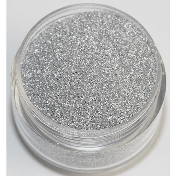 Nagelglitter - Finkornigt - Silver matt - 8ml - Glitter Silver