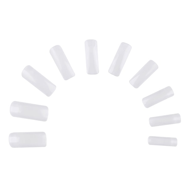 100st nageltippar clear lösnaglar akryl tippar