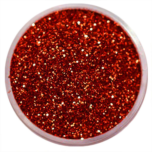 Kynsien glitter - Hienorakeinen - Punainen - 8ml - Glitteri Red