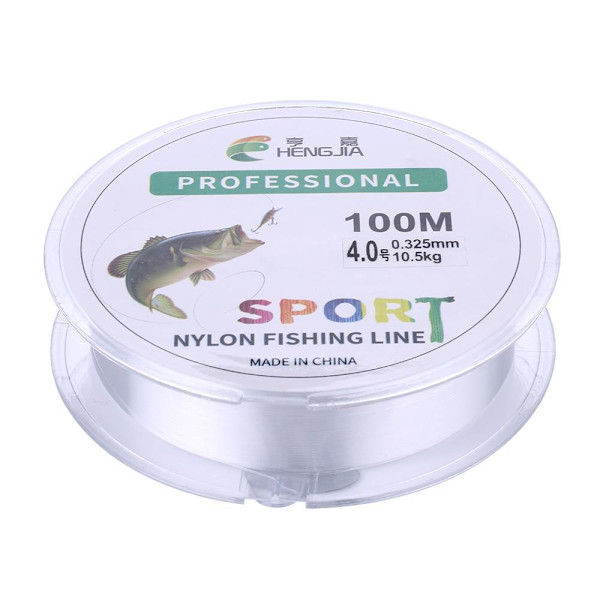 100 metrin nylonsiima Transparent #1 - 0,165mm - 4,8 KG