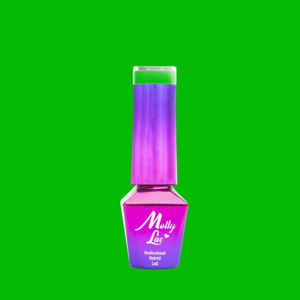 Mollylac - Gellack - Women in Paradise - Nr72 - 5g UV-geeli / LED Green