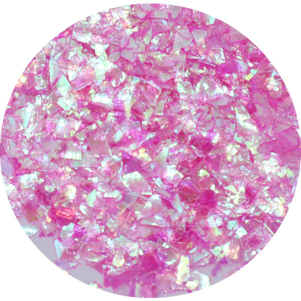Nail Glitter - Flakes / Mylar - Pink - 8ml - Glitter Pink