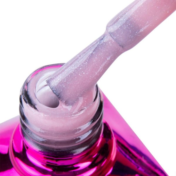 Mollylac - Kumikuitupohja - Silky Shimmer - UV-geeli / LED Pink