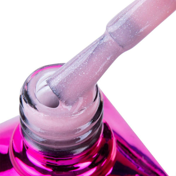 Mollylac - Kumikuitupohja - Silky Shimmer - UV-geeli/LED Pink