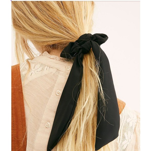 Hårsnoddar , hair Scrunchies med scarf, hårband, Hair bands Gul