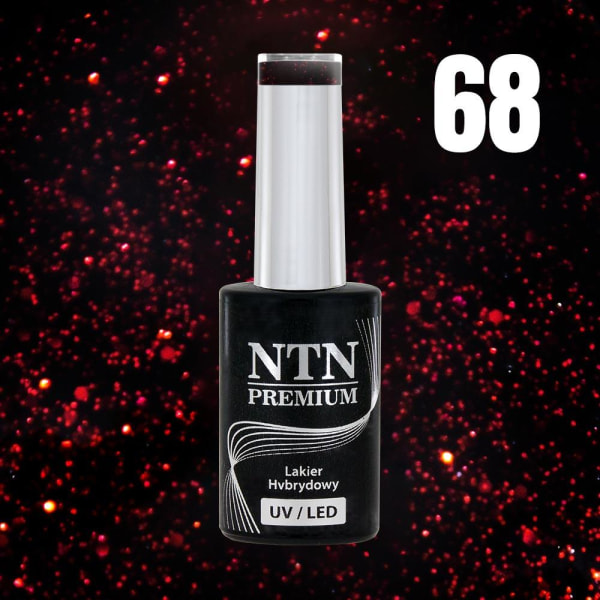 NTN Premium - Gelelakk - After Midnight - Nr68 - 5g UV gel/LED Black