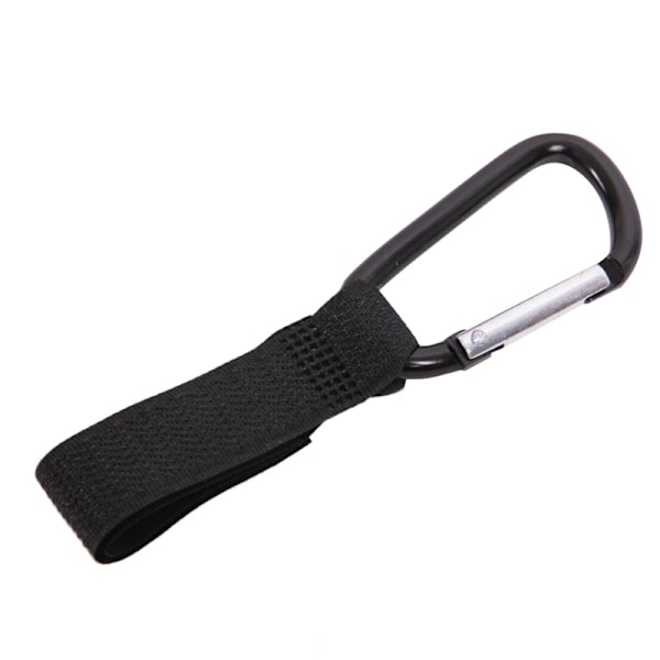 2 klapvognskroge Sort karabinhage Black