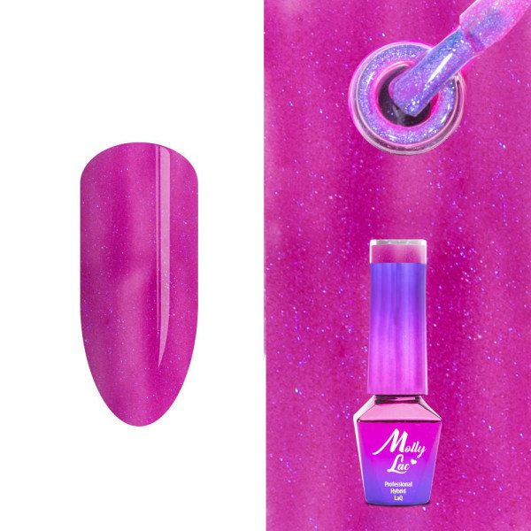 Mollylac - Geelilakka - Hehkumisaika - Nr238 5g UV-geeli/LED Pink