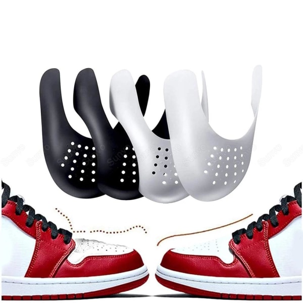 Beskyttelse mod folder - Gangfolder på sneakers - 36-45 - Anti-krøl Black