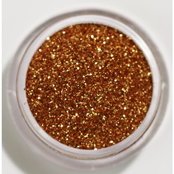 Negleglitter - Finkornet - Kobber - 8ml - Glitter Copper