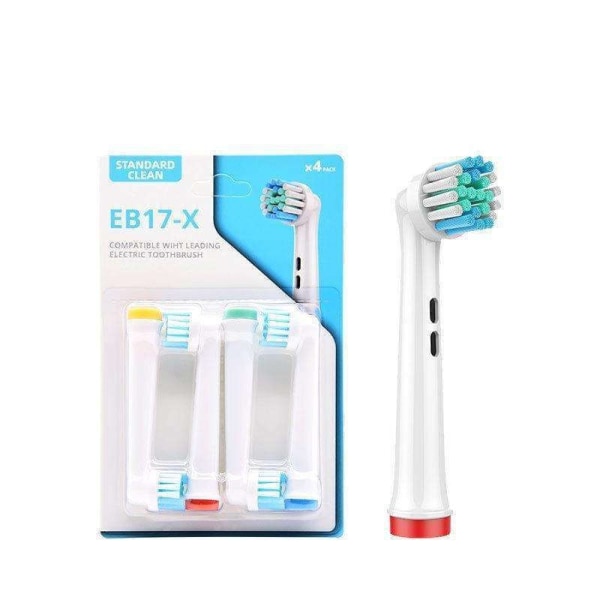 16-pak tandbørstehoveder - Kompatibel med fx Oral-B Multicolor