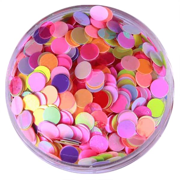 Negleglitter - Mix - Farverig - 8ml - Glitter Multicolor