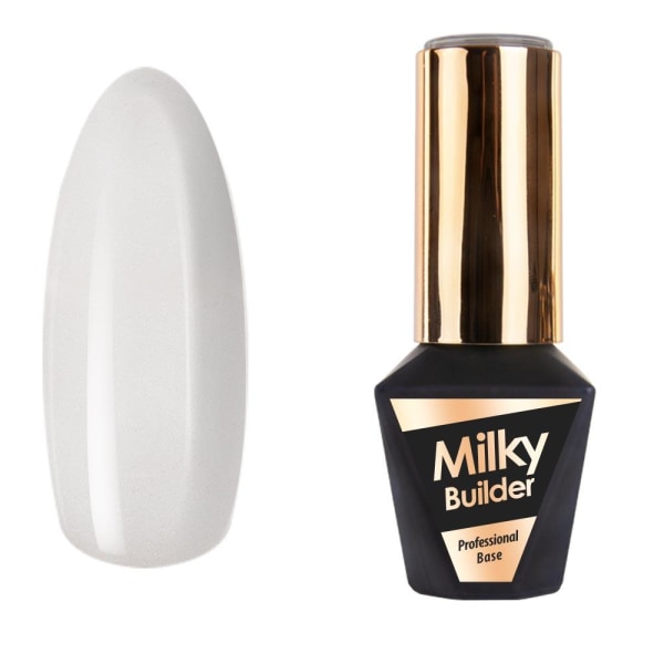 Baslack - Milky Builder Base - Pearly - 10g - UV-gel/LED - Molly