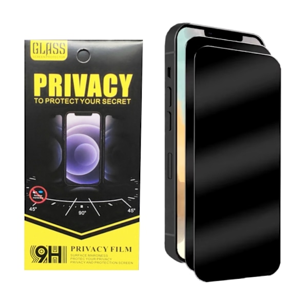 2 stk iPhone 16 Pro Privacy Screen Protector Privacy screen protector Transparent Iphone 16 Pro