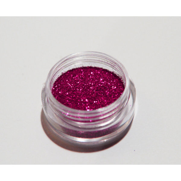 Nail Glitter - Fine Grain - Dark Pink - 8ml - Glitter Dark pink