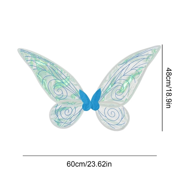 Fairy Wings Dress-Up - Alv - Fevingar - Halloween Blue