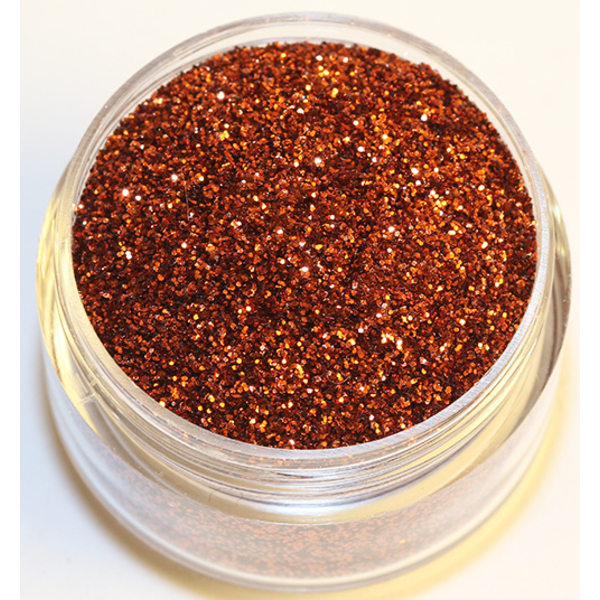 Nail Glitter - Finkornet - Lava - 8ml - Glitter Copper