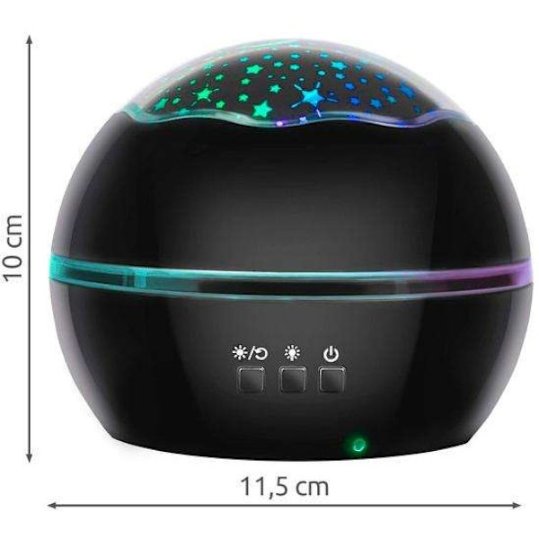 Stjerneprojektor - Galaxy lampe - Undervandsprojektor - Black