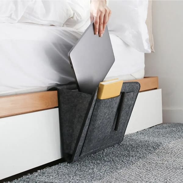 Pouch Bed - Filtoppbevaringspose til hjemmet ditt Beige