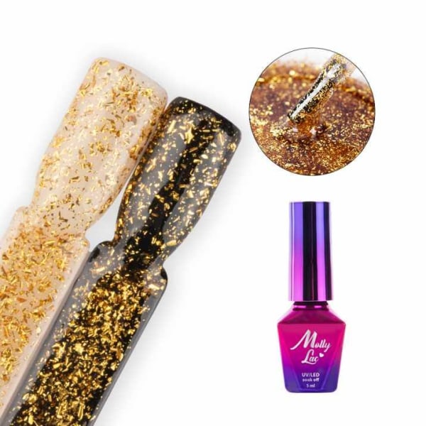 Mollylac - Jack top - 24 Carat - 5ml - UV-geeli/LED - Pintamaali Multicolor
