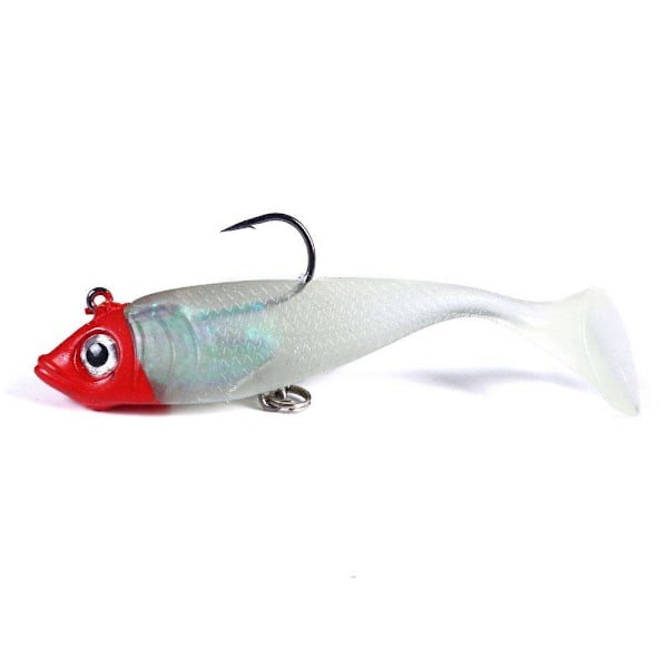 3-pak - Jig til gedde - Aborre - 10cm Multicolor